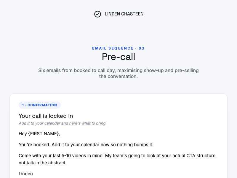 Pre-call preview