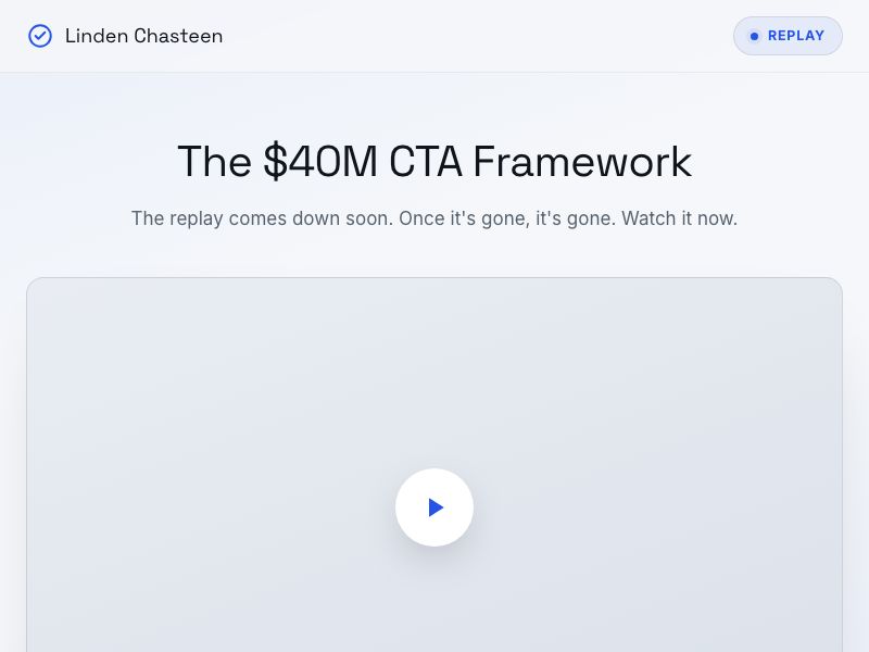 Replay + application preview
